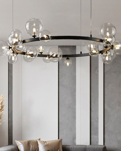 WOMO Circular Glass Bubble Chandelier-WM2292