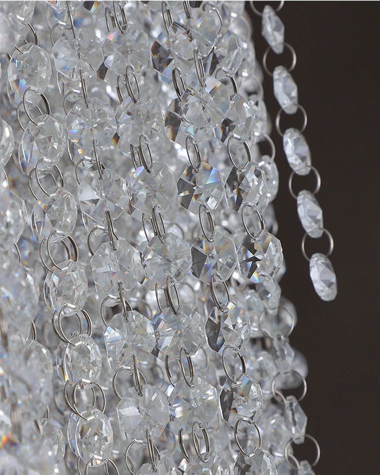 WOMO Cascading Crystal Chandelier-WM2777