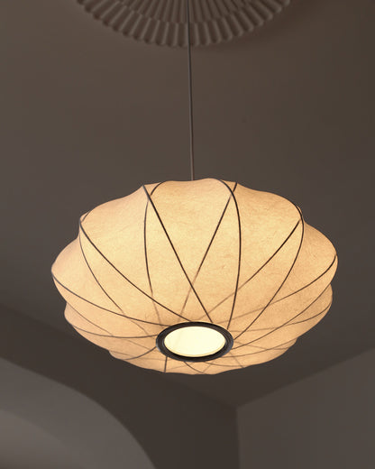 WOMO Flying Saucer Silk Pendant Light-WM2535