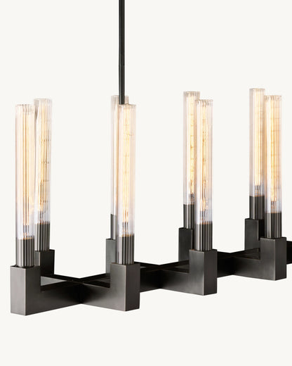 WOMO Candle Linear Chandelier-WM2816