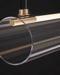 WOMO Rope Led Horizontal Tube Pendant Light-WM2766