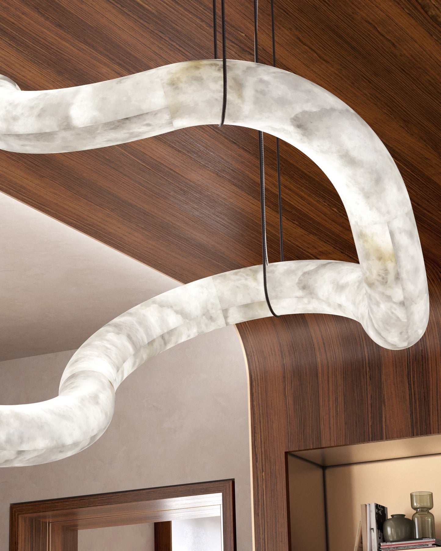 WOMO Infinity Alabaster Chandelier-WM2885