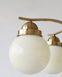 WOMO Coloured Glass Globe Arm Chandelier-WM2785