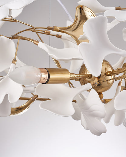 WOMO Ginkgo Ceramic Chandelier-WM2411