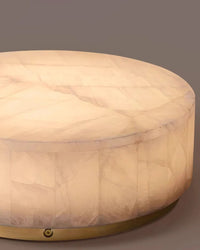 WOMO Drum Alabaster Flush Mount Ceiling Light-WM1143
