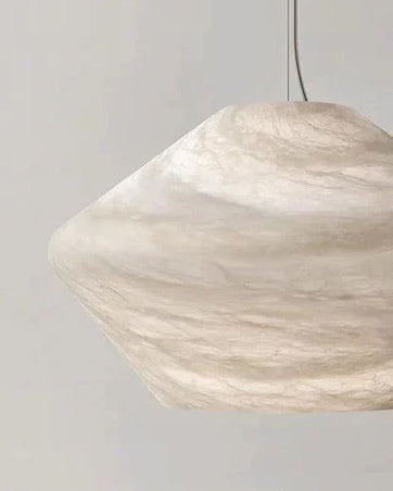 WOMO Flying Saucer Alabaster Pendant Light-WM2877