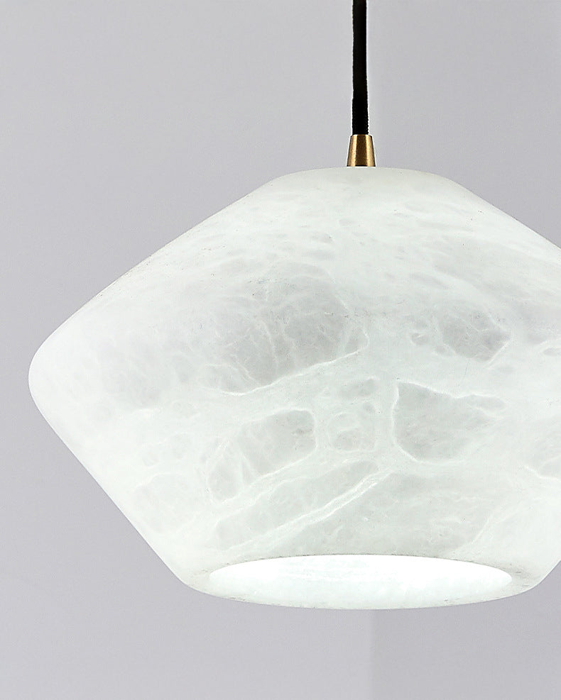 WOMO Flying Saucer Alabaster Pendant Light-WM2840