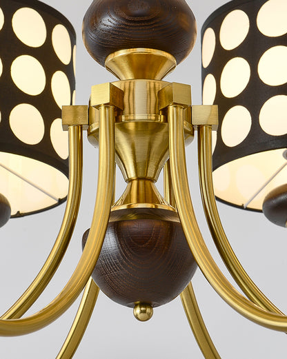 WOMO Polka Shaded Chandelier-WM2913