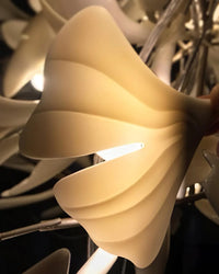 WOMO Gingko Long Chandelier-WM2430