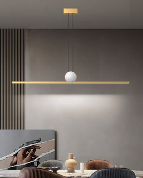 WOMO Marble Linear Pendant Light-WM2329