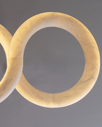 WOMO Infinity Alabaster Chandelier-WM2887