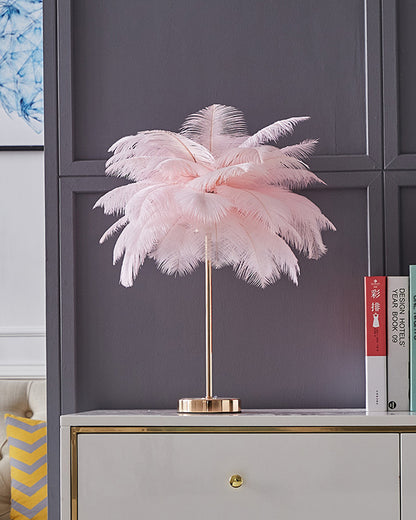 WOMO Tree Feather Table Lamp-WM8037