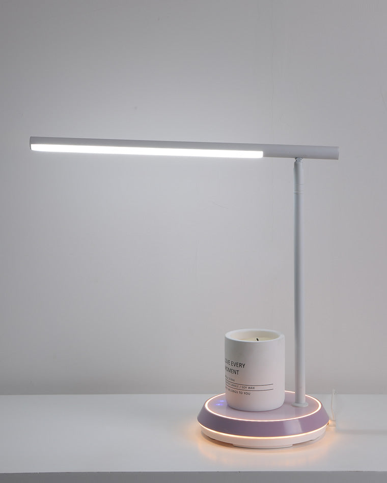 WOMO Dimmable Touch Cantilever Desk Lamp with Wireless Charger-WM8040