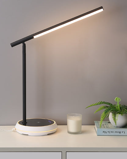 WOMO Dimmable Touch Cantilever Desk Lamp with Wireless Charger-WM8040