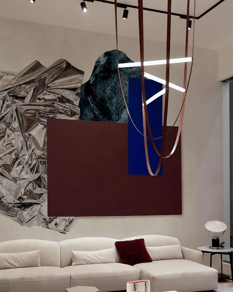 WOMO Leather String Chandelier-WM2273