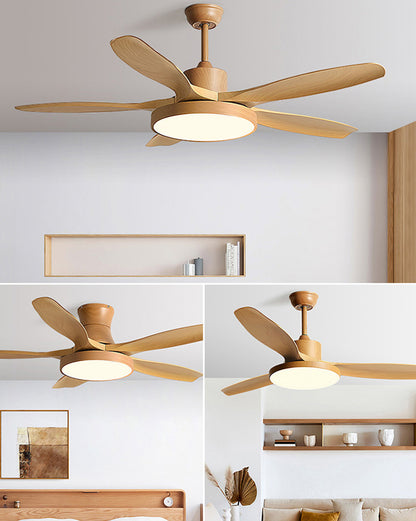 WOMO Scandi Reversible Ceiling Fan with Light-WM5002