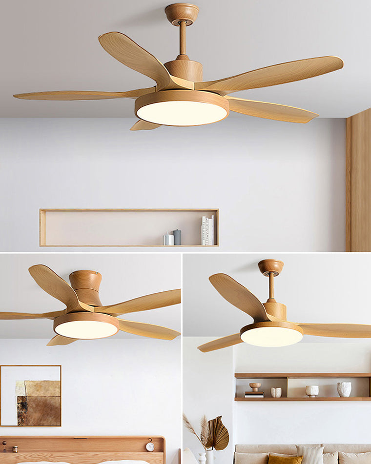 WOMO Minimal Ceiling Fan with Light-WM5002