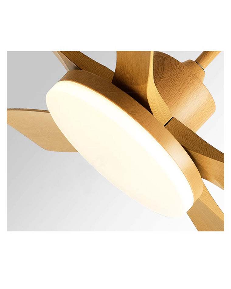 WOMO Scandi 5 Blade Ceiling Fan Lamp-WM5125