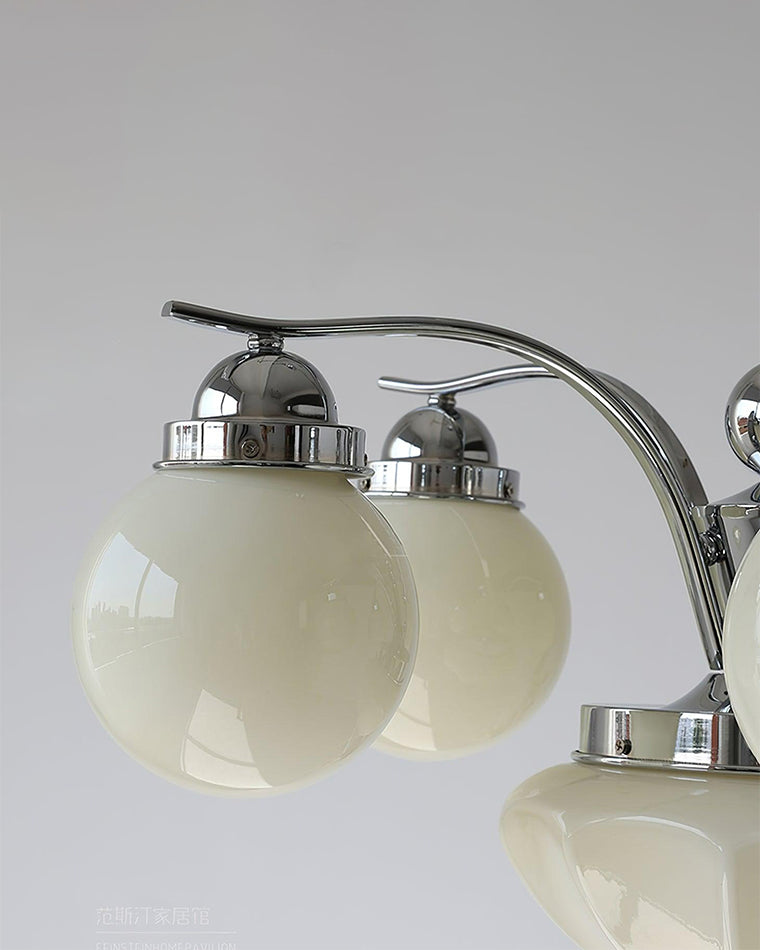 WOMO Coloured Glass Globe Arm Chandelier-WM2785