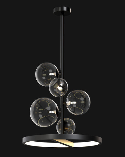 WOMO Vertical Glass Bubble Chandelier-WM2293