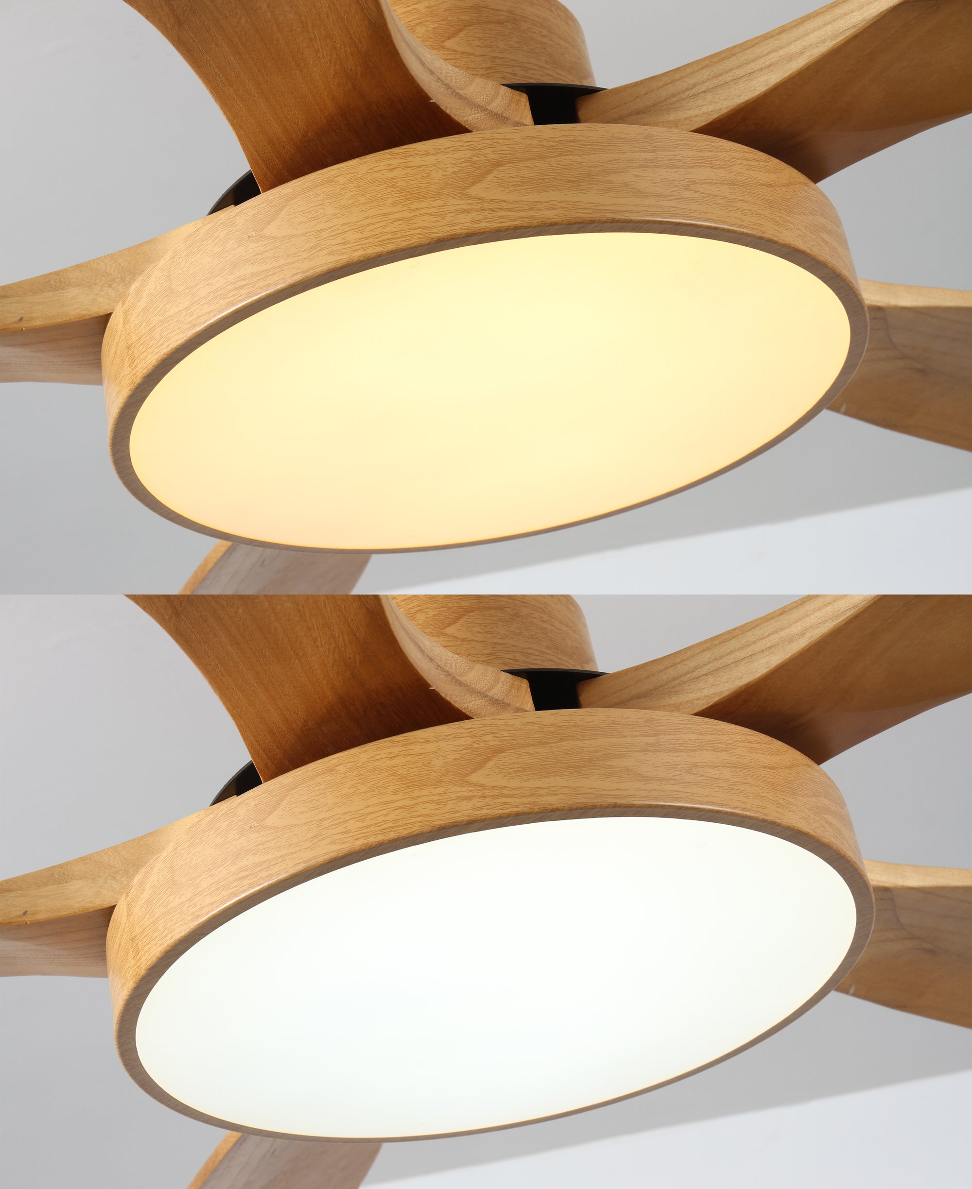 WOMO Nordic Reversible Ceiling Fan with Light-WM5002