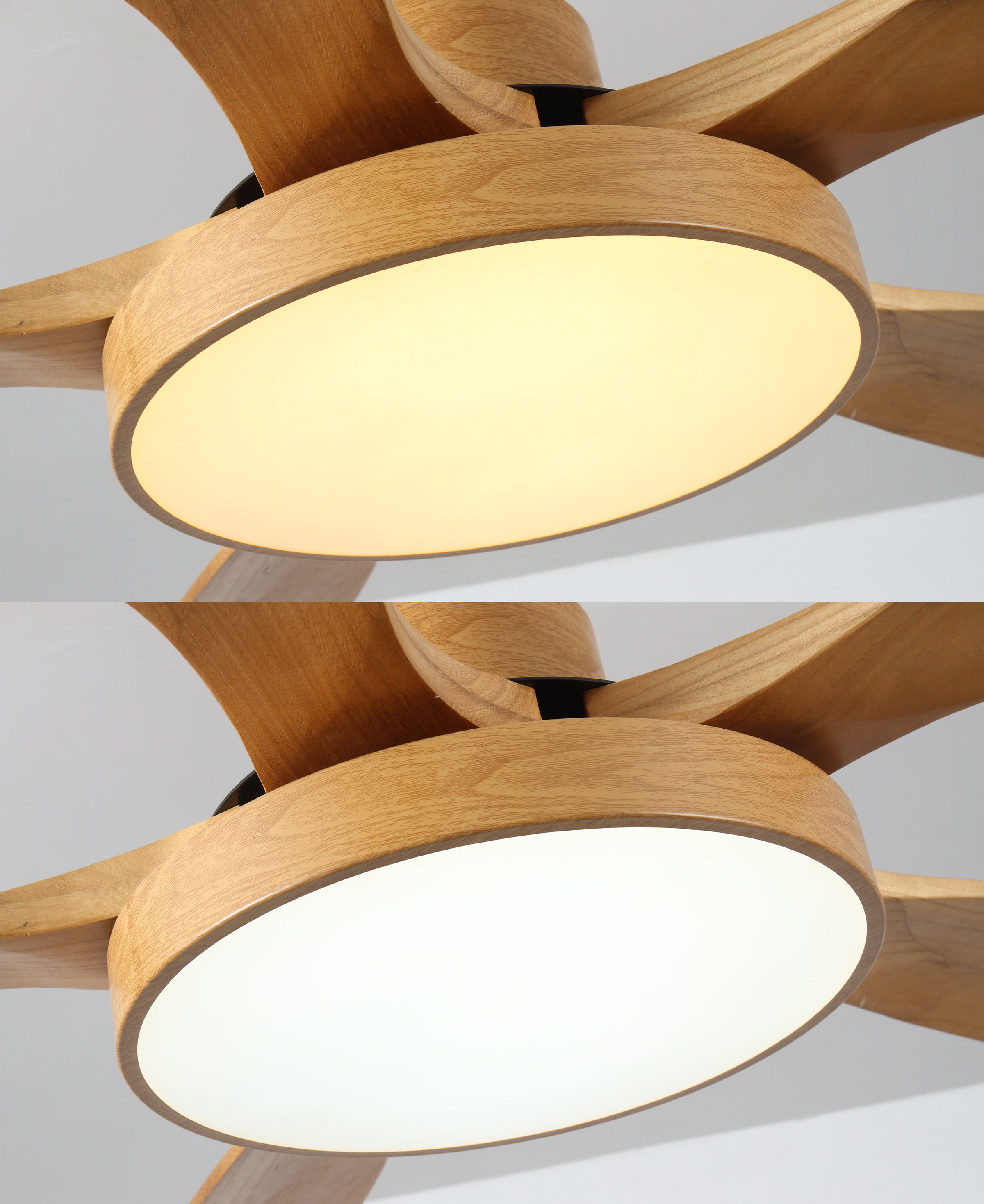 WOMO Nordic Reversible Ceiling Fan with Light-WM5002