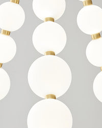 WOMO Pearl Brass Globe Chandelier-WM2102e