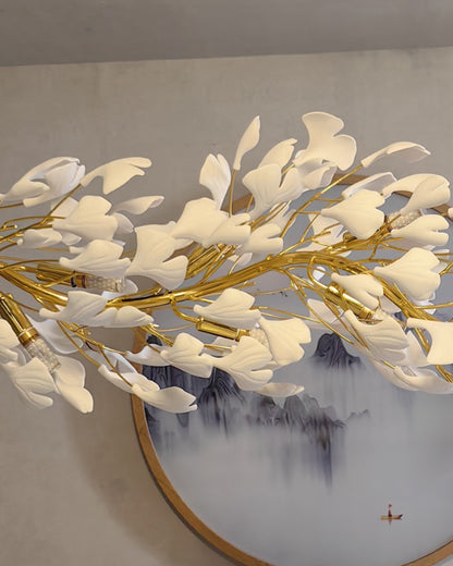 WOMO Ginkgo Long Ceramic Chandelier-WM2490