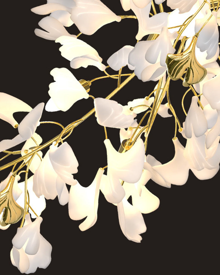 WOMO Gingko Long Linear Chandelier-WM2426