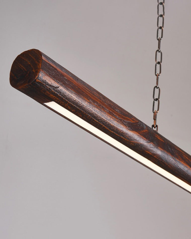 WOMO Walnut Linear Led Pendant Light-WM2521