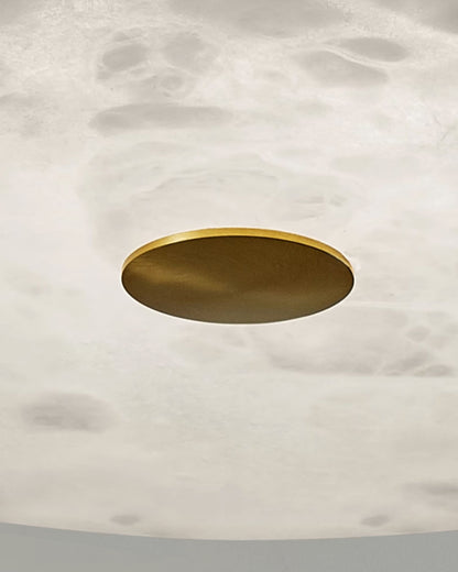 WOMO Modern Round Alabaster Ceiling Light-WM1118