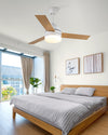 WOMO 3 Wood Blade Ceiling Fan Lamp-WM5001 thumbnail