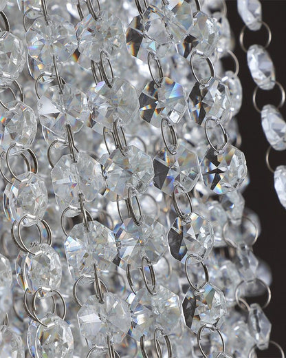 WOMO Cascading Crystal Foyer Chandelier-WM2750