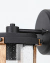 WOMO Rustic Seeded Glass Outdoor Sconce-WM9146 thumbnail