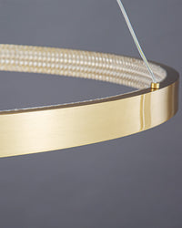 WOMO Circular Led Brass Chandelier-WM2357