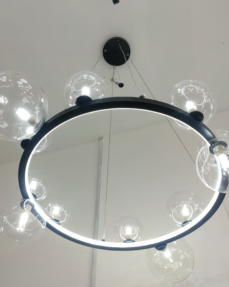 WOMO Circular Glass Bubble Chandelier-WM2493