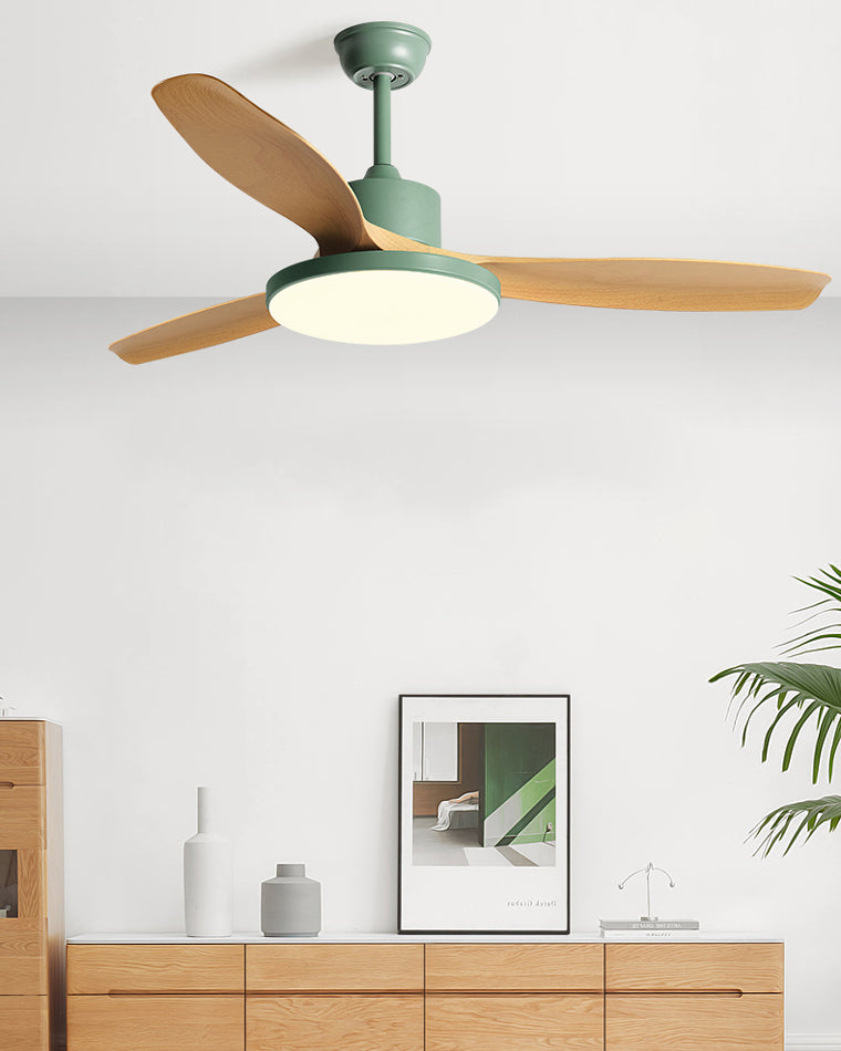 WOMO Scandi Reversible Ceiling Fan with Light-WM5002