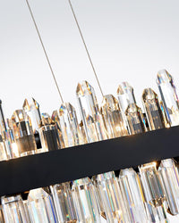 WOMO Rectangular Crystal Chandelier-WM2488b