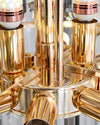 WOMO Tiered Tapers Crystal Chandelier-WM2382 thumbnail