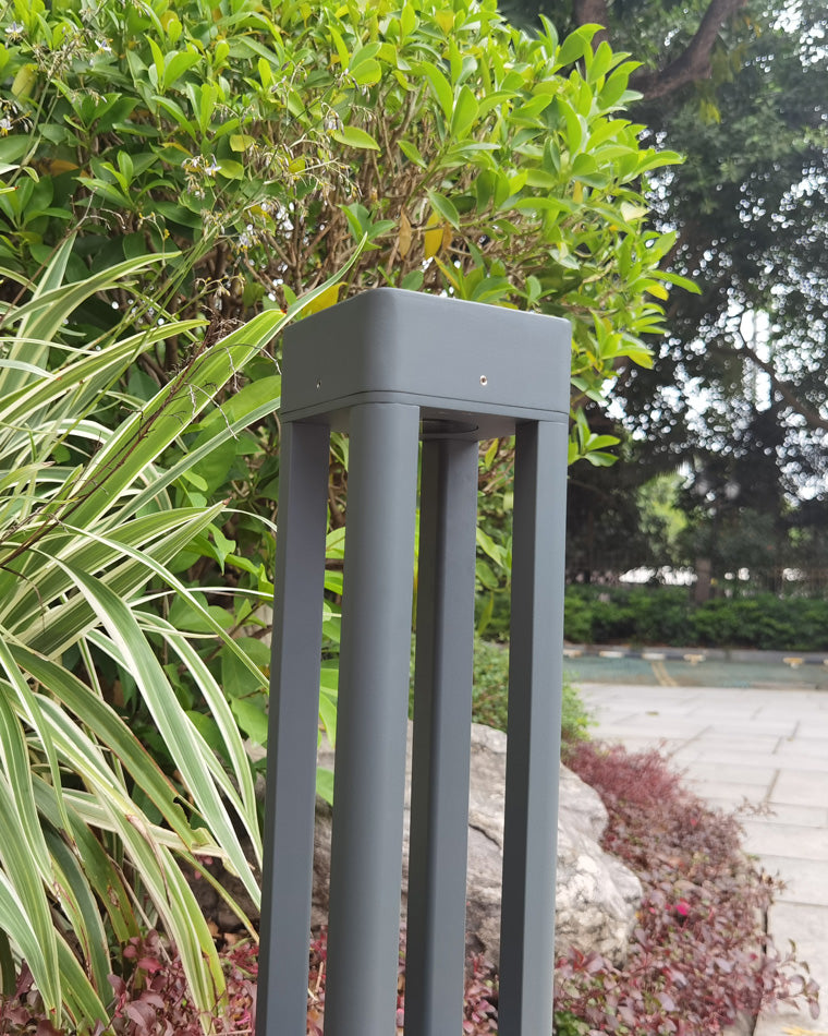 WOMO Square Pathway Bollard Light-WM9127