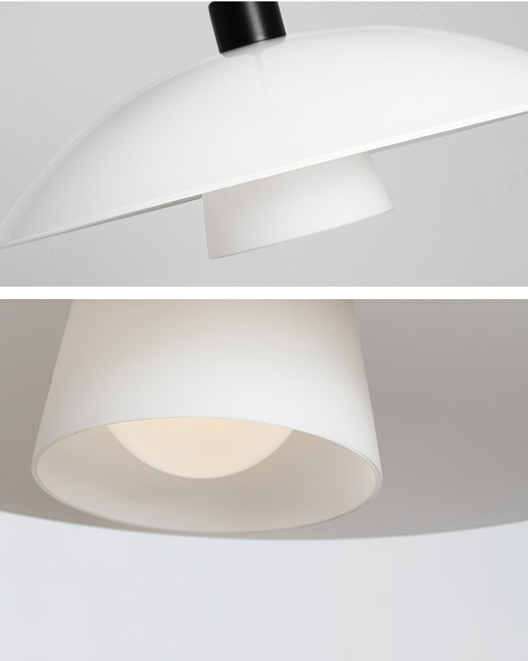 WOMO Milk Glass Shaded Pendant Light-WM2678