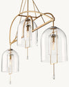 WOMO Bell Glass Chandelier-WM2814 thumbnail
