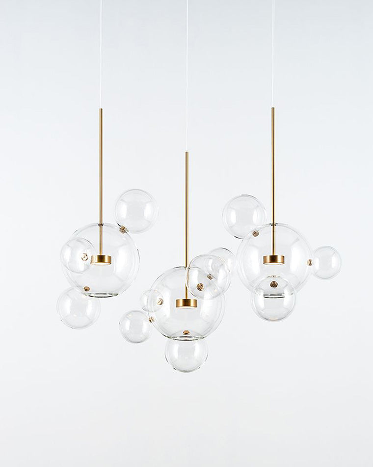 WOMO Glass Bubble Multi Pendant Light-WM2479