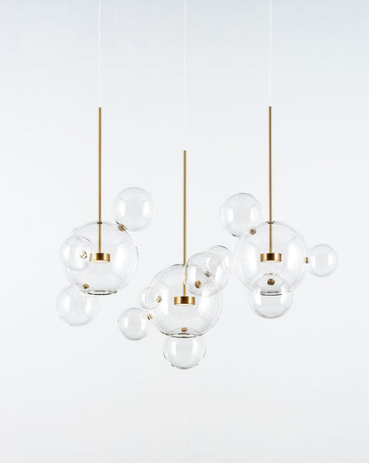 WOMO Glass Bubble Multi Pendant Light-WM2479