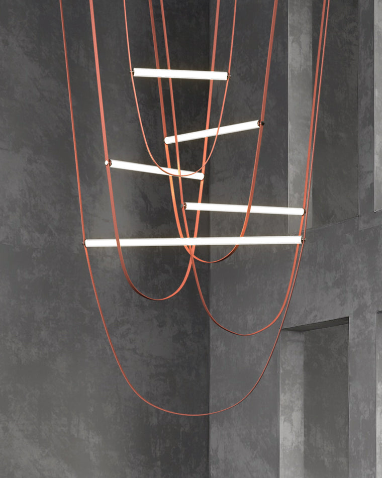 WOMO Leather String Chandelier-WM2273