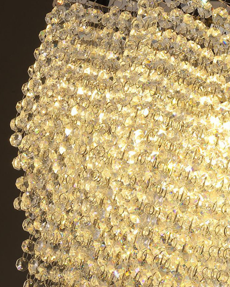 WOMO Cascading Crystal Chandelier-WM2777