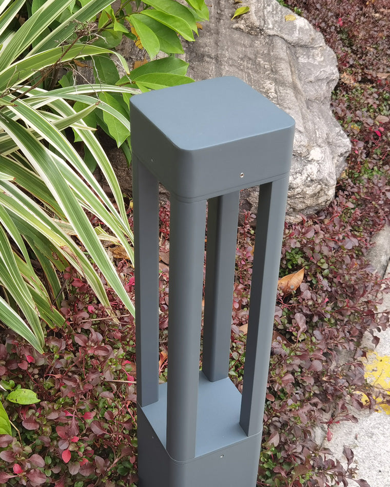 WOMO Square Pathway Bollard Light-WM9127