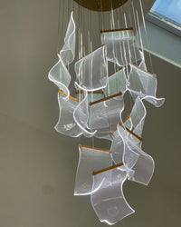 WOMO Breeze Dimmable Acrylic Chandelier-WM2158