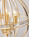 WOMO Cage Crystal Orb Chandelier-WM2595 thumbnail