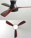 WOMO 3 Wood Blade Hugger Ceiling Fan Lamp-WM5120 thumbnail